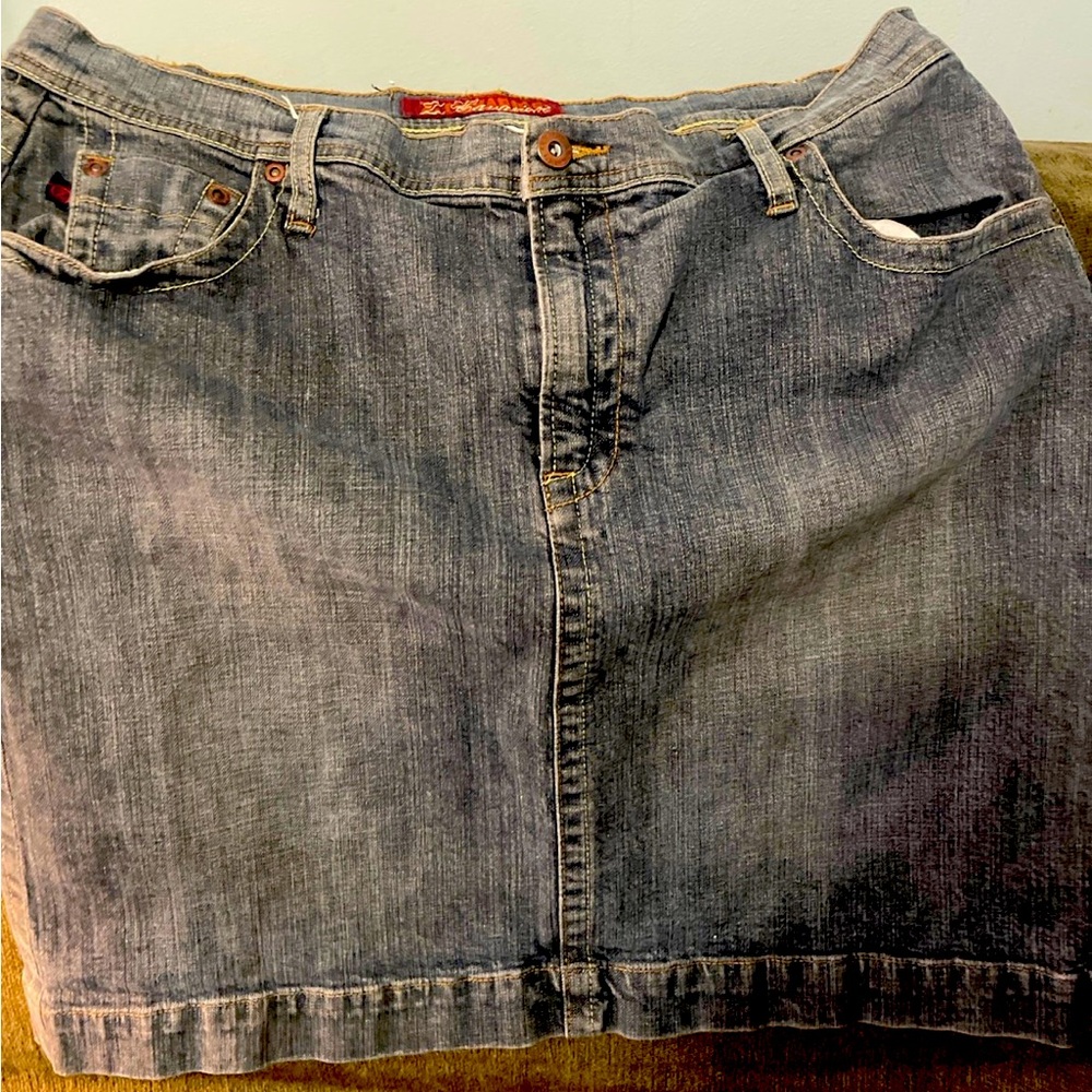 Z. Cavaricci denim skirt light blue size 16